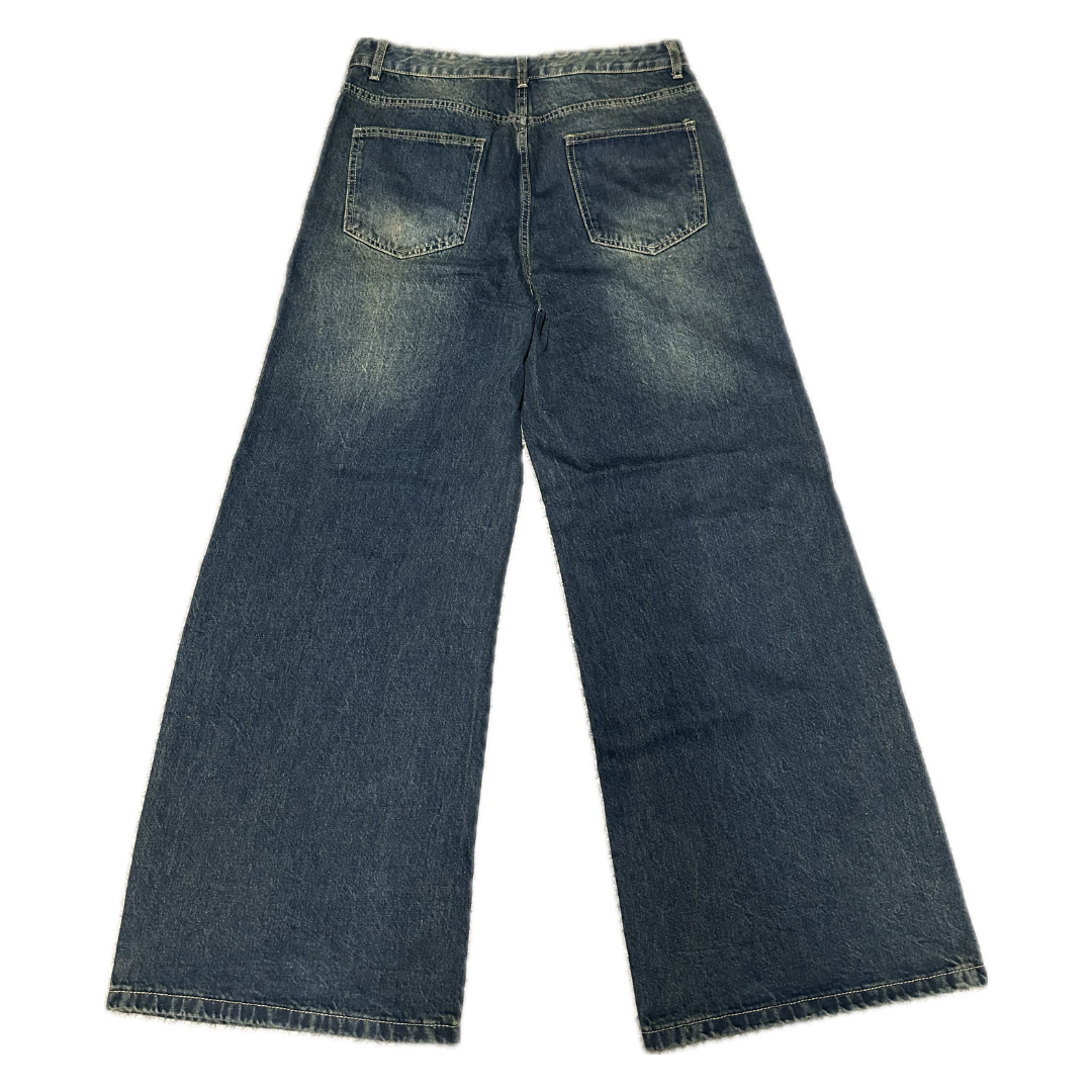 Seafoam Blue Baggy Denim.